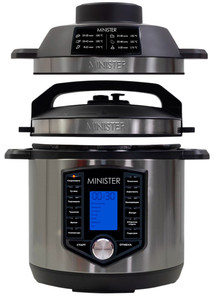 Изображение товара Мультиварка-скороварка MINISTER 430018 Серебристый: 6 л, 1500 Вт, су-вид