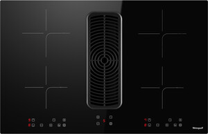 Изображение товара Индукционная варочная поверхность Weissgauff HI 840 Tesla Cross Air с вытяжкой