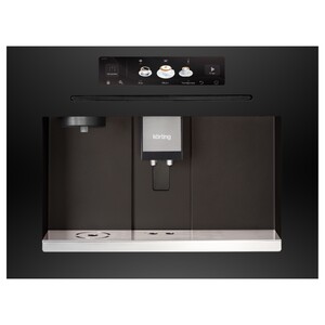 Изображение товара Korting KCM 9830 BCG — автоматическая встроенная кофемашина, 19 бар, 2.4 л, черная