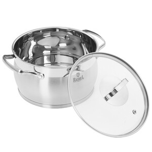 Изображение товара Кастрюля Rashel Катрин R-38А 3.8 л нержавеющая сталь для индукционных плит