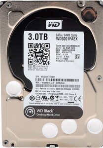 Купить Жесткий диск SATA-3 3Tb WD Black 7200rpm [WD3001FAEX