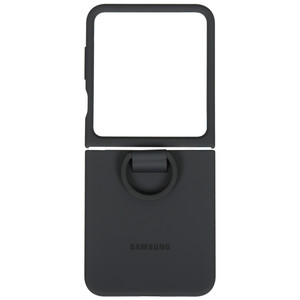 Изображение товара Чехол накладка Samsung Silicone Case для Galaxy Z Flip6 Z Flip7 FE черный