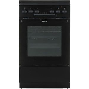 Изображение товара Комбинированная плита Gorenje MEKS5141BM черный с духовкой и газовыми конфорками