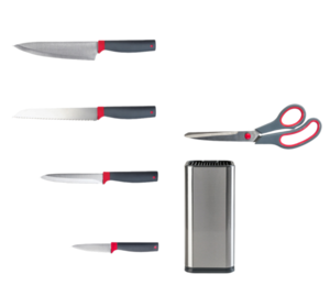 Изображение товара Набор ножей TalleR Беррингтон TR-22014 4 предмета с подставкой и ножницами