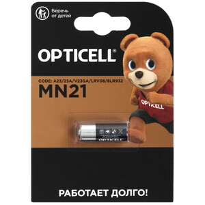 Изображение товара Батарейка Opticell MN21/А23 A23 (LR23/MN21/V23GA/LRV08)
