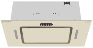 Изображение товара Вытяжка полновстраиваемая Meferi INBOX60BG GLASS ULTRA бежевый/бежевый