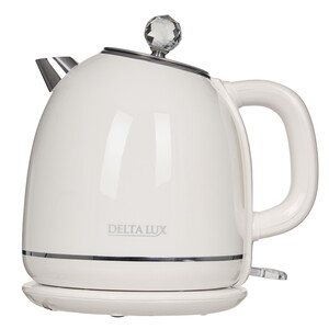 Изображение товара Электрочайник DELTA LUX DE-1018 белый 1 7 л мощность 2200 Вт