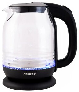 Изображение товара Электрочайник Centek CT-0016 черный с LED-подсветкой 1.7 л мощность 2200 Вт