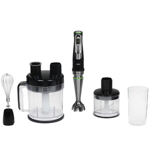 Изображение товара Погружной блендер Braun MQ9195 черный мощность 1200 Вт 13 насадок