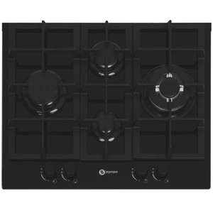 Изображение товара Газовая варочная поверхность SCHTOFF H 6047 C30 IS BLACK с 4 конфорками и электроподжигом