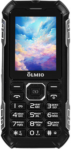 Изображение товара Сотовый телефон Olmio X06 черный/серебристый
