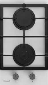 Изображение товара Газовая варочная поверхность Weissgauff HGG 320 WGV белая стекло конфорки 2 шт