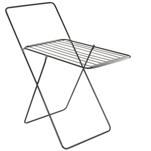 Изображение товара Напольная сушилка для белья Casa SI Black Plus стальная черная 10 м