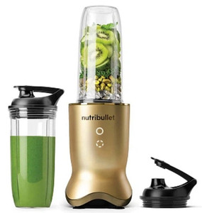 Изображение товара Блендер NutriBullet NB1206BR Золотистый 0.9 л с дорожными бутылочками