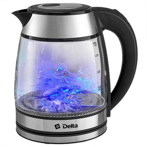 Изображение товара Электрочайник DELTA DL-1120 серого цвета 1.8 л 1500 Вт автоматическое отключение