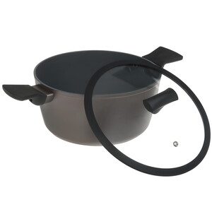 Изображение товара Кастрюля OneTwo Agate O3SC44 4.4 л 24 см серый