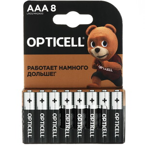 Изображение товара Батарейка Opticell AАA (LR03/FR03) щелочная 1.5 В