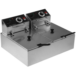 Изображение товара Фритюрница Rock Kitchen RK-EF062-4B с нержавеющей сталью и защитой от перегрева