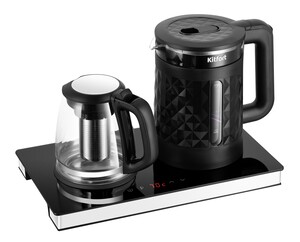 Изображение товара Чайный набор Kitfort КТ-6735 черный с сенсорным управлением