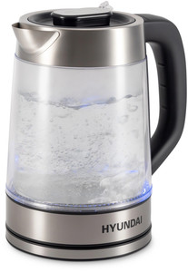 Изображение товара Электрочайник Hyundai HYK-G4015 серебристый с двойным корпусом