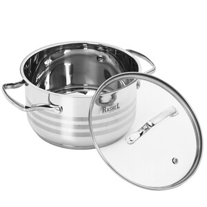 Изображение товара Кастрюля Rashel Мария R-36т 3.6 л нержавеющая сталь, инддукция