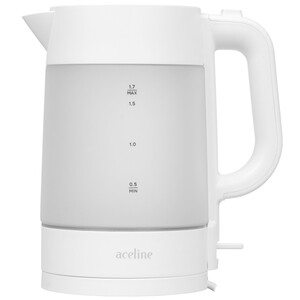 Изображение товара Электрочайник Aceline EK-P727NN белый 1.7 л мощность 2000 Вт