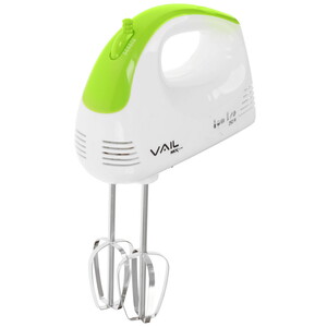 Изображение товара Миксер VAIL VL-5602 ручной 250 Вт с переключателями скорости и комплектом насадок