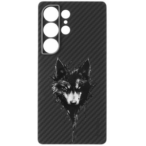 Изображение товара Накладка Zibelino Kondijan Carbon MAGSAFE для Samsung Galaxy S25 Ultra, кевлар
