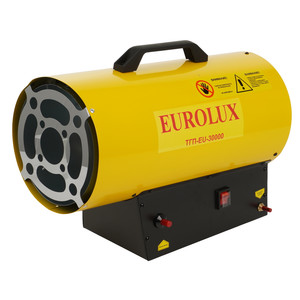 Изображение товара Газовая тепловая пушка Eurolux ТГП-EU-30000 мощностью 30 кВт для строительных помещений
