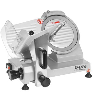 Изображение товара Профессиональный электрический слайсер VIATTO VA-220 серебристый 220 мм
