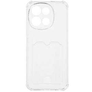Изображение товара Накладка Zibelino Silicone для Tecno SPARK 30 5G прозрачная защита и карман