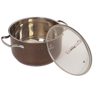 Изображение товара Кастрюля Rashel Стефани R-600z 6 л нержавеющая сталь для индукционных плит