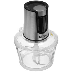 Изображение товара Измельчитель 3 в 1 Kitfort КТ-3515 серебристый для мяса овощей и взбивания
