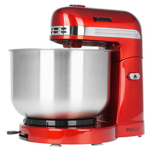 Изображение товара Миксер Kelli KL-5071 стационарный с 5 скоростями, объем 3.5 л, красный