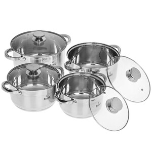 Изображение товара Набор кастрюль Rashel Берта R-6432х из 8 предметов