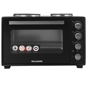 Изображение товара Мини-печь WILLMARK WHO-451BL с двумя конфорками