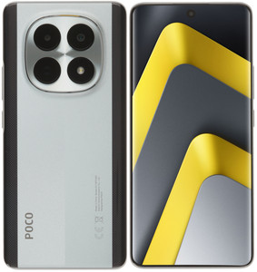 Изображение товара Смартфон POCO M8 5G 512 ГБ серебристый с AMOLED 120 Гц