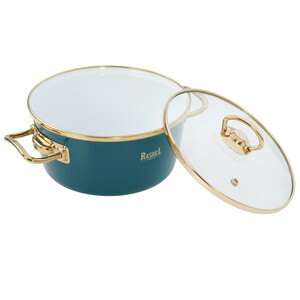 Изображение товара Кастрюля Rashel Grand R0418 2.1 л 18 см зеленый