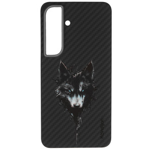 Изображение товара Накладка Zibelino Kondijan Carbon MAGSAFE для Samsung Galaxy S25, стиль и защита