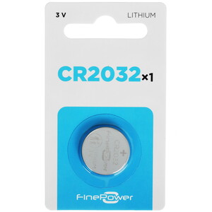 Изображение товара Литиевая батарейка CR2032 3V FinePower для игрушек, часов, фонариков