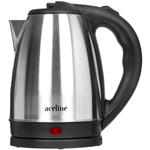 Изображение товара Электрочайник Aceline SS1800 серебристый 1.8 л мощностью 1500 Вт современный дизайн