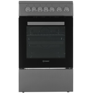 Изображение товара Электрическая плита Indesit ISV5F1HX серебристая с духовкой 55 л и грилем