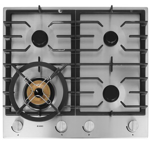 Изображение товара Газовая варочная поверхность Asko HG1666SB нержавеющая сталь, 4 конфорки
