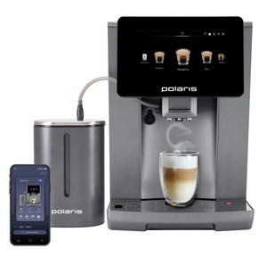 Изображение товара Кофемашина автоматическая Polaris PACM 2085GC Wi-Fi IQ Home серый