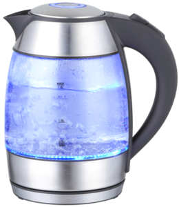 Изображение товара Электрочайник Renova KT17G-06B серебристый 1.8L с подсветкой и защитой