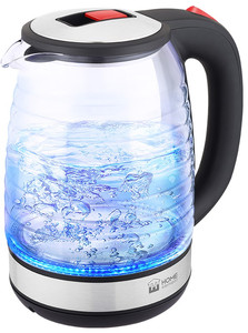 Изображение товара Электрочайник HOME ELEMENT HE-KT2306 красный рубин 2L стеклянный с подсветкой