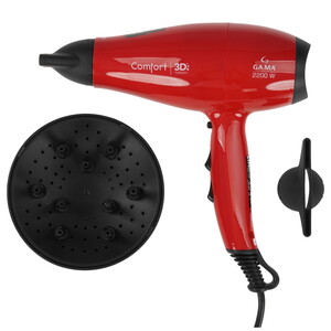 Изображение товара Фен GA.MA COMFORT 3D красный/черный