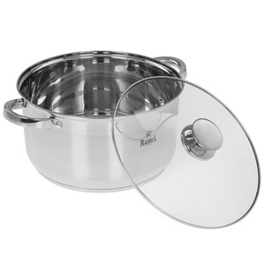 Изображение товара Кастрюля Rashel Берта R-7600х 7.6 л из нержавеющей стали