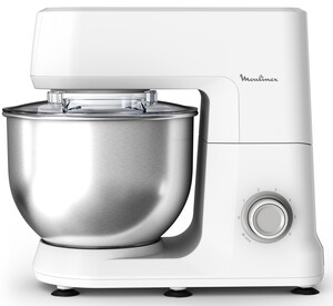 Изображение товара Кухонная машина Moulinex QA1701F1 белая с 6 скоростями и насадками