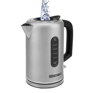 Изображение товара Электрочайник Polaris PWK 1729CA Water Way Pro 1.7 л серебристый с подсветкой